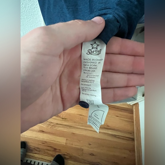 Blue Polo Shirt Size L - Picture 4 of 4